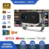 GOOJODOQ Portable Full HD 1080p Wi-Fi 4k Projector
