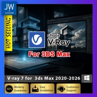 V-Ray 7 for 3ds Max 2020 -2026 (Full version with installation Tutorial)