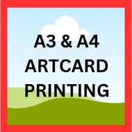 [ARTCARD PRINTING] A3&A4 ARTCARD PRINTING
