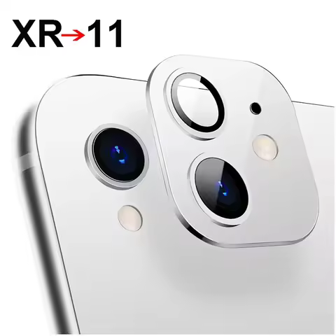 1Pcs Fake Camera Lens Sticker Cover for iPhone XR, Seconds Change XR to Look Like iPhone 11 Decorati