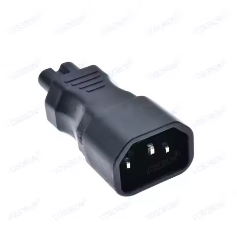 IEC 320 C14 to C7 adapter IEC C7 to C14 AC adapter Kettle 3-Pin C14 Male To C7 Female Power Converte