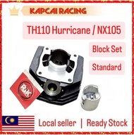 Honda Hurricane TH110 TH 110 NX105 NX 105 Standard Block Set STD Cylinder Blok Kit Piston + Ring Complete TH110 NX105