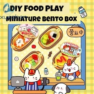 DIY Miniature Bento Box Toy - Food Craft Activity for Kids Keychain