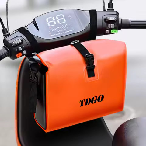 TDGO Bicycle Multifunctional Waterproof Bag Front Storage Bag 9L Motorcycle Side Luggage Bag Riding 