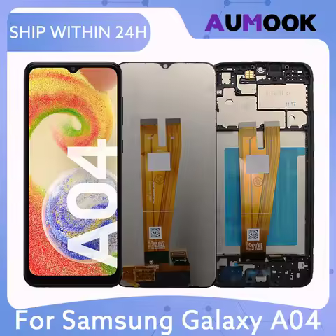 For Samsung Galaxy A04 LCD Display Touch Screen Digitizer Assembly 6.5" A045F A045F A045M LCD Displa