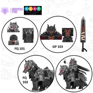 Action Figure berserk - Guts Black Swordman (FQ101 -FQ102 GP103)