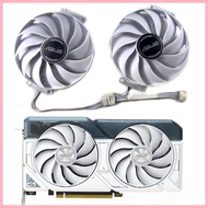 ASUS RTX4060 4060Ti DUAL WHITE White Graphics Card Cooling Fan Dual Balls