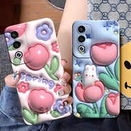 [SHARKCASE] Case For OPPO A3 Pro 5G A3 NFC A3X Cute Embossed Motif - Oppo A3 Pro Casing - Oppo A3 Pr