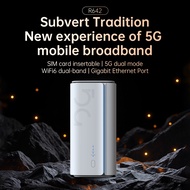 Pleary 5G Mobile CPE Wireless Router AX3000 SIM Card Modem SA/NSA 2.4G and 5G Router For Travel/Car/