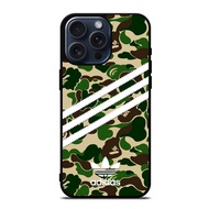 New ADIDAS ORIGINALS STRIPES CAMO Fashion New Style Exquisite Mobile Phone Case Protective Cover for IPhone 15 Pro Max