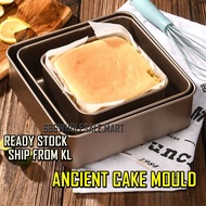 Ancient Cake Mould 6/7/8/9 inch Non-Stick Square Cake Mould Loaf Pan Acuan Loyang Segi Empat Baking mold Tin 古早味蛋糕模具