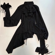 Diagonal Shirt < Patronus} Gothic * Lolita * Gothic Shirt q