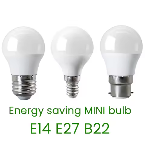 110V 220V G45 LED Bulb Lamp E14 E27 B22 AC100V-240V 3W 5W 6W 7W Eco-Friendly Mini Bulb Non-Flicker 3