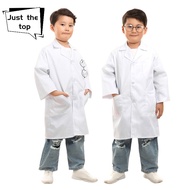 Kids Doctor Coat White Lab Coat For Roleplay Science Experiments