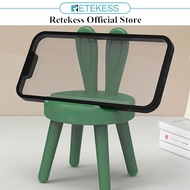 Retekess Creative mobile phone stand chair popular desktop mobile phone holder mobile phone Multi-po