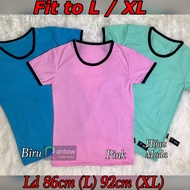 SNL Kaos Tumblr Ringer Tee / Atasan Wanita Ringer Tee