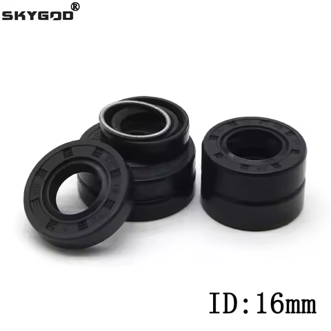 ID 16mm NBR Oil Seal TC-16x24/26/28/30/32/35/40x4/5/7/8/10mmm Nitrile Rubber Shaft Double Lip Oil Se
