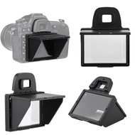 Camera Hood Cover  Physical Installation Sunshade Screen Protector Folding Shade Design for D7100 D7