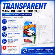 Hot Wheels Mainline Protector Case Clear Plastic Blister Protector Display Case