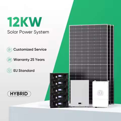 Sunpal solar off-grid inverter system 5kW 7kW 10kW solar system lithium battery