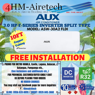 FOURHM AUX Aircon 3.0 HP F-Series Split Type Inverter ( MODEL: ASW-30A2/FLDI )