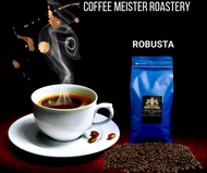 ROBUSTA ROASTED COFFEE BEANS 1kg - (MEDIUM-DARK ROAST)