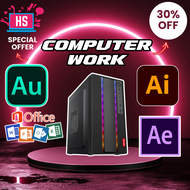 คอมทำงาน corei5/ram16/ssd240/GT 610