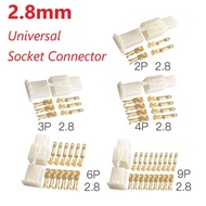 <> 2.8mm Terminal Socket Pin Connector Car Motorcycle  Socket Connector