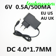 [fenk] 1 Pcs 6V 0.5A 500MA Voeding Adapter Oplader Transformator Voor Omron I-C10 M4-I M2 M3 M5-I M7 M10 m6 M6W Bloeddrukmeter