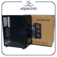 AQUALIVO MEJEC Casing PC Aatrox Z8 Black Case Computer Transparent Black