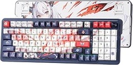 Redragon K686 PRO SE 98 Keys Wireless Gasket RGB Gaming Keyboard, 3-Mode Anime Mechanical Keyboard w