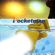Diving XHP90LED Headlight White Light Yellow Light Underwater Fish Catching Strong Light led Super B