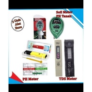 Hg976 Paket Alat Ukur Ph Air , Tds , Dan Ph Meter Tanah Limited