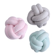 Ins Style Soft Cute Knot Ball Knotted Pillow Sofa Pillow Hand Pillow Creative Nordic Simple Pillow C