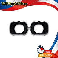 กรอบขาไฟหน้า ชุด 2 ชิ้น เหล็ก ซ้าย+ขวา Mitsubishi ขนาด 20x7x15 จำนวน 2 Pieces L200 Cyclone รุ่นแรก