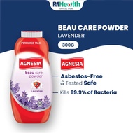 Agnesia Beau Care Powder 300g - Lavender Antibacterial & Asbestos-free Bedak Talcum Powder Body Powd