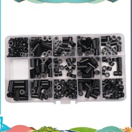 Nylon Spacers, Plastic Spacers Washers Assortment Kit 345 Pcs Electrical Outlet Screw Spacers, M3  B