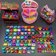 Hefeimozhi 1 Box Party Confetti Wedding Christmas Plastic For Kids Toy Crystal Gems Diamond Jewels T