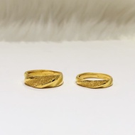 Pure Gold 999.9 (24K Gold) Pair Ring 24 Hours Shipment Let You Receive In 3.4 Days