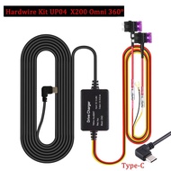 Car Parking Cable Type-C For 70MAI UP04 X200 70MAI Hardwire Kit X200 Omni 360 24-Hour Monitor