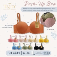 TALLY 4413 PLAIN SEAMLESS BRA l CUP B l WIRELESS l THICK FOAM l PUSH UP l 1/2 CUP l SIZE 34-38 l 3 H