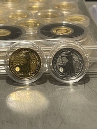 2026年英國不列顛女神9999金幣/9995鉑金幣 1/10oz