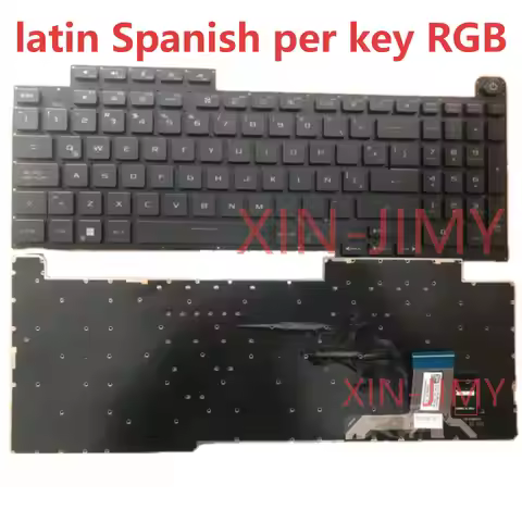 G713 latin/Spanish/french/Portugal per key RGB Keyboard For asus ROG 5R PLUS G17 G713 G713Q G713QE G