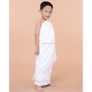 KAIN IHRAM BUDAK IHRAM 100% COTTON BUDAK HAJI DAN UMRAH LEMBUT SERAP PELUH KAIN EHRAM UNTUK KANAK KA