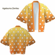 【Ready Stock】2021 New Demon Slayer :Kimetsu No Yaiba Tanjiro Kamado Cosplay Costume Haori Coat Jacke