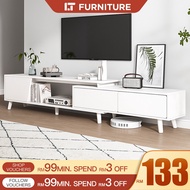 Tv Cabinet White Almari Tv Wooden Tv Rack Adjustable Tv Bracket Storage Cabinet Modern Rack Tv Conso