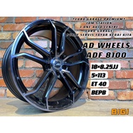 AD WHEELS ADF 8100 18INC ACCORD CIVIC FC FD FB INSPIRA LANCER MAZDA3 CAMRY HRV GOLF W176 W205 C117