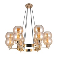 MAX LIGHT ไฟช่อ HM-A080-6 AMBER *ทอง E27x6