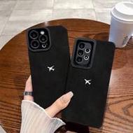 1ชิ้น เคสโทรศัพท์ลายเครื่องบิน PU TPU เข้ากันได้กับ Apple 11, 12, 13, 14, 12 Pro Max, 13 Pro Max, 15