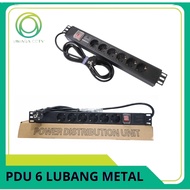 PDU 6 holes for 19 inch server rack + Surge Protector